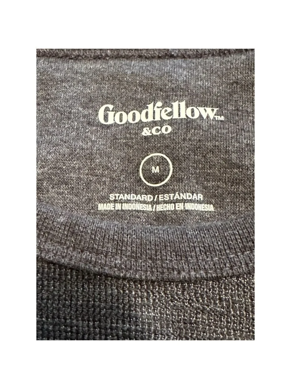Goodfellow & Co Mens Medium Thermal Winter Shirt Long Sleeves “Birthday Crew”